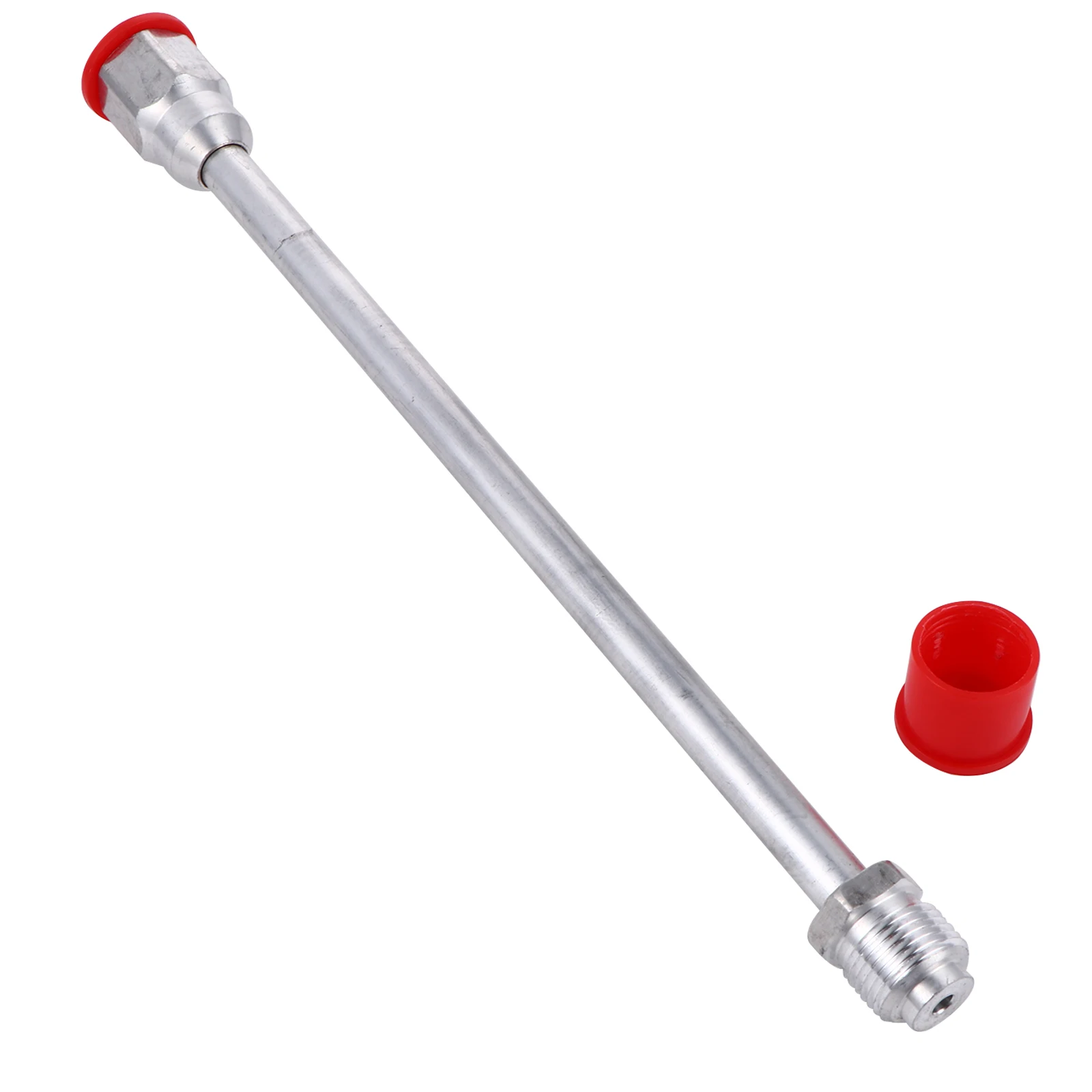 قضيب تمديد عمود رش الطلاء عالي الضغط ملحقات بخاخ بدون هواء فضي لأدوات طلاء زوايا الحائط