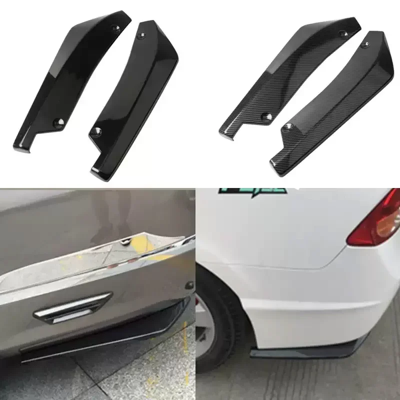 

Универсальная защита задних углов кузова (комплект из трех частей) для автомобилей, антиударная задняя накладка, задний спойлер, декоративная накладка на бампер (накладки на пороги)