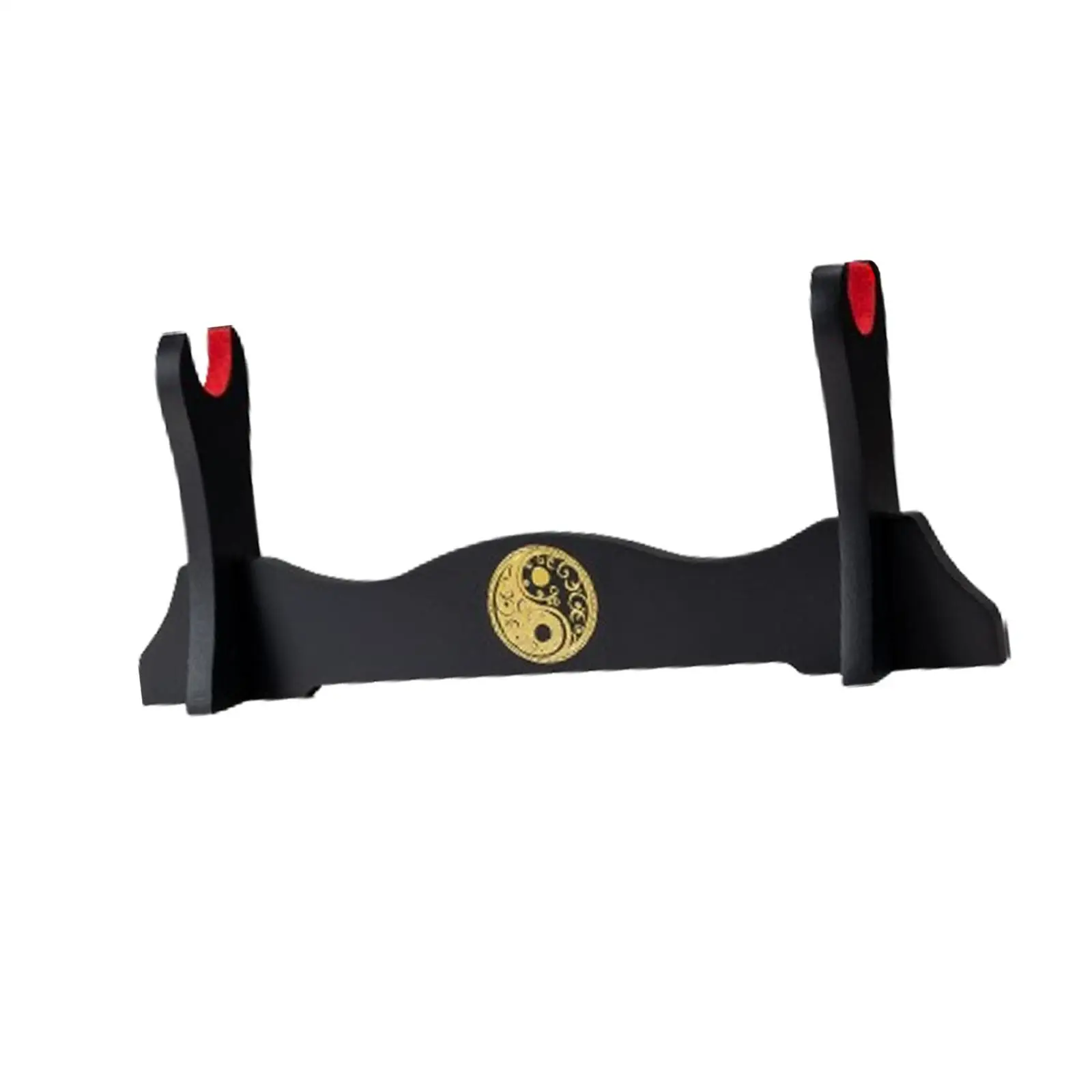 Premium Wood Sword Display Stand Adjustable Holder for Fishing Rods Flutes Table Decor Exhibition