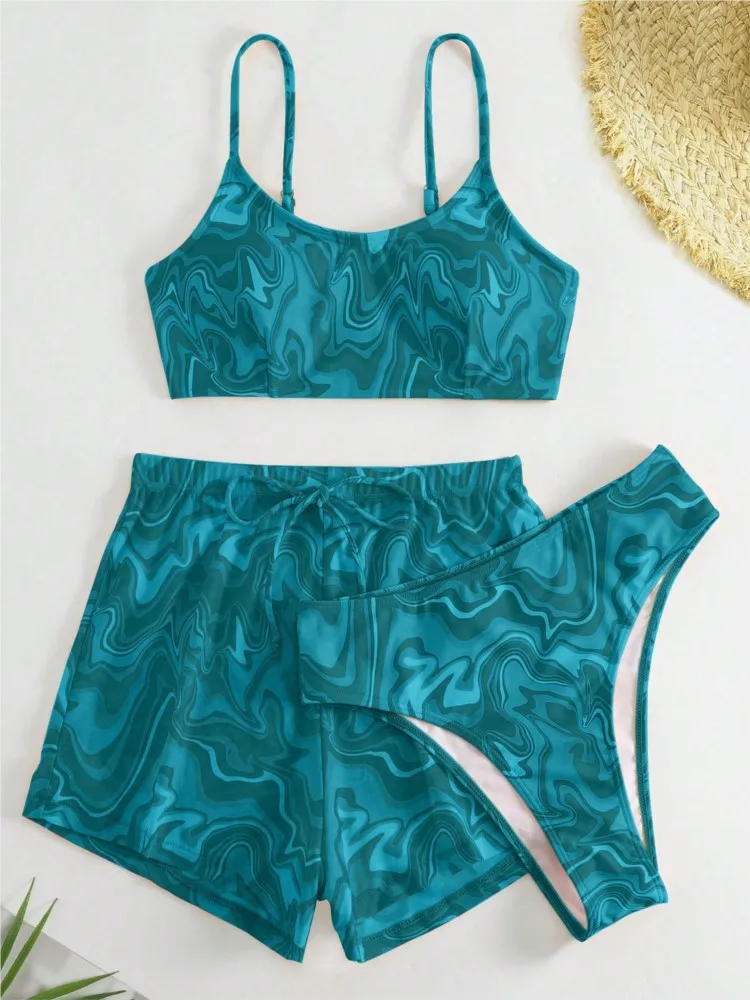 

Swimwear Woman Swimsuit Sexy Bikini New Push Up Bikinis Set Brazilian Bathing Suit Women Beachwear Biquini 3 Piece Suits 2026