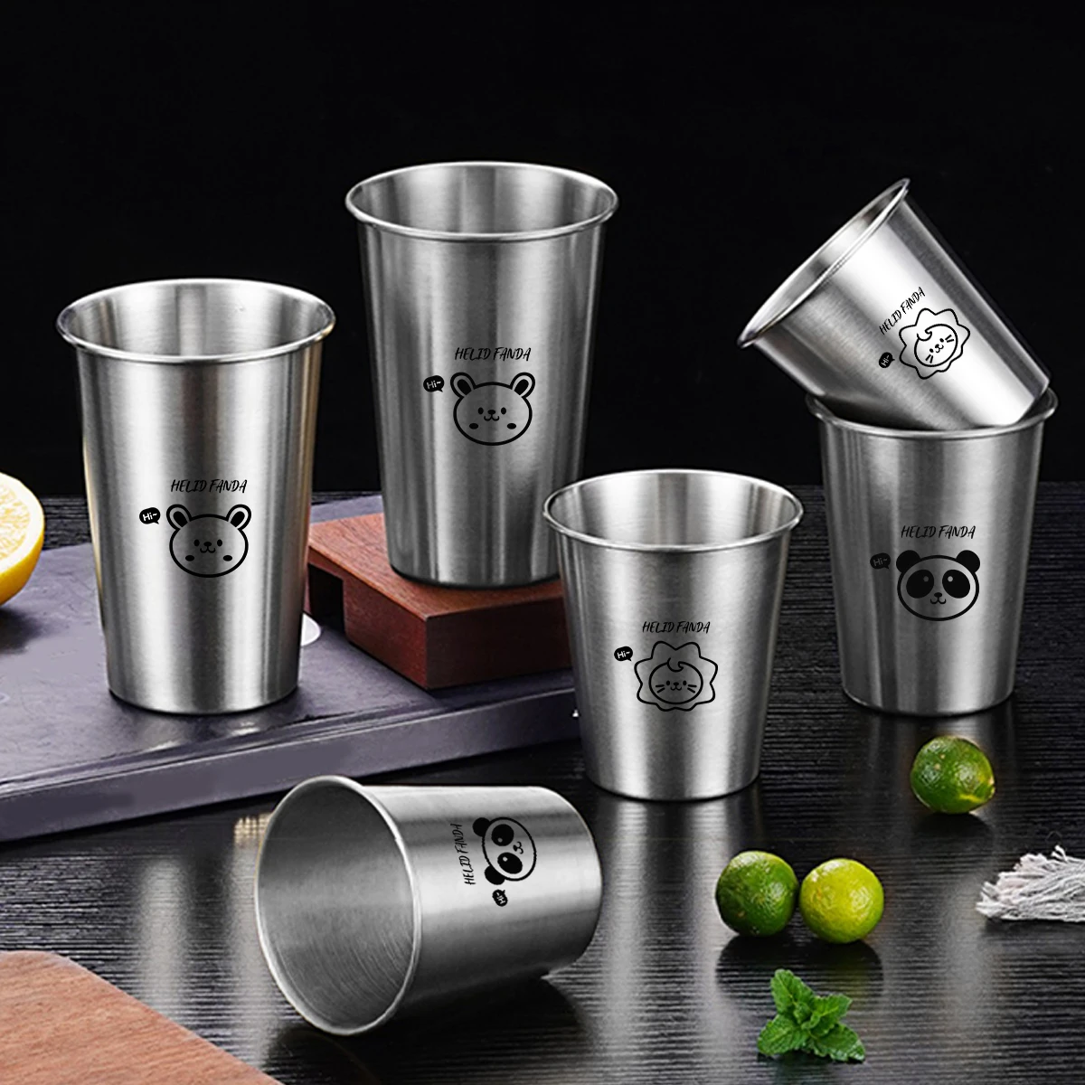 Single Layer Drinking Cup For Kids Reusable Tumbler 304 Stai