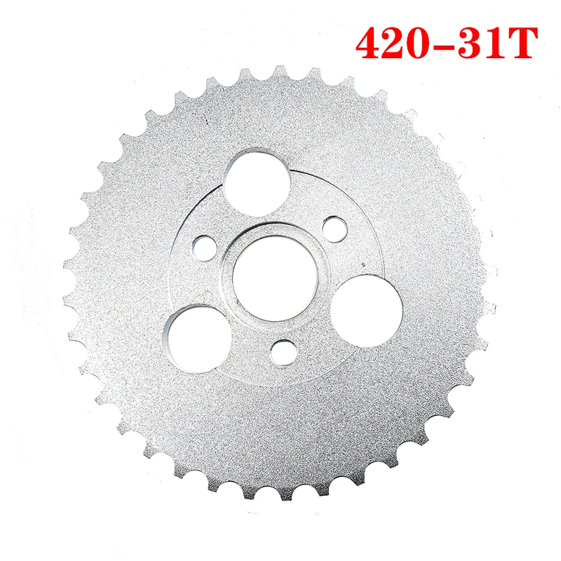 428 420 24T 26T 28T 29T 31T 35T 37T 39T Tooth 30mm Rear Chain Sprocket Gear for Monkey Motorcycle Cross-country Accessories