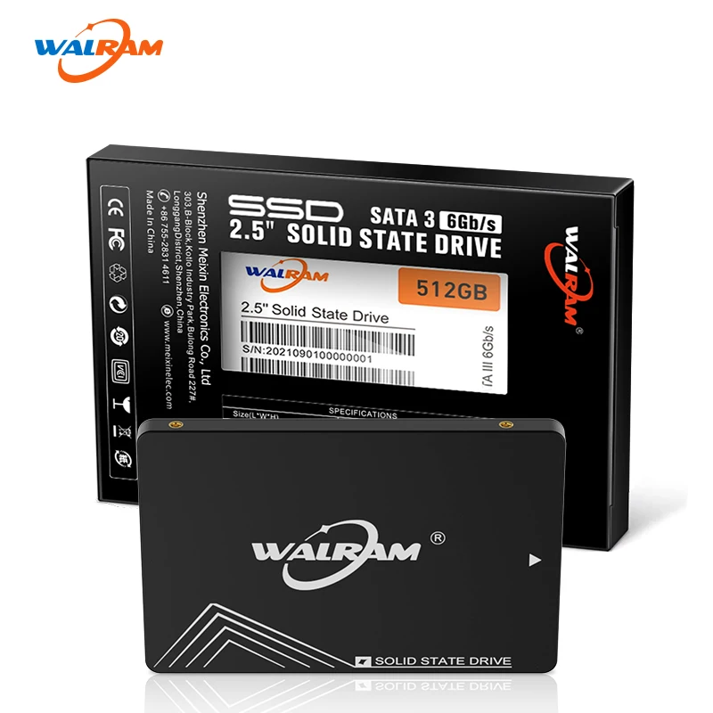 Walram-デスクトップPC用のソリッドステートドライブ,SSD 1テラバイト,2.5 sata3 hdd,128gb,120gb,240gb,256gb,480gb,500gb,512gb