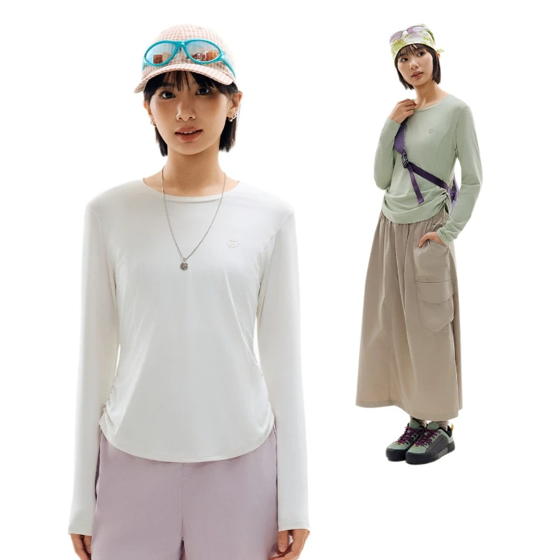 

Women Slim Yoga Tops Quick-dry Fitness Running Cycling Sportswear T-shirts Breathable Long-sleeved V-neck Sports Pilates Blouse