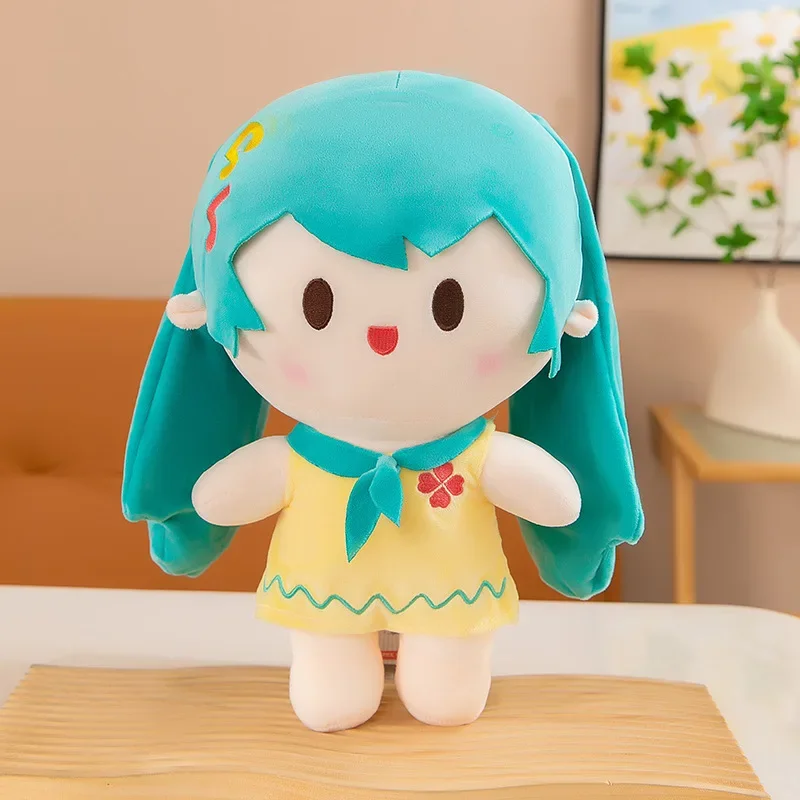 35/4/55cm Explosive Hatsune Miku Big Plush Doll Beautiful Girl Peripheral Plush Toy Kawaii Pillow Girl Birthday Gift Couple Gift