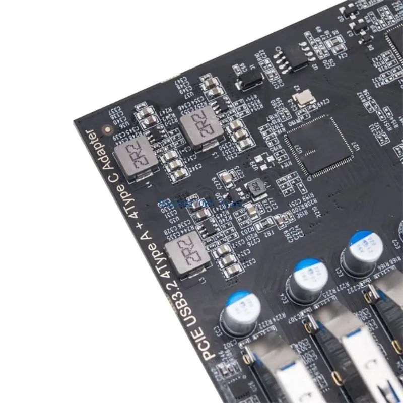 

T3LB PCIE GEN2 USB 3.2 CARD ASM1142 PCIE до 4-портового USB C USB 3.2 Внутреннее расширение