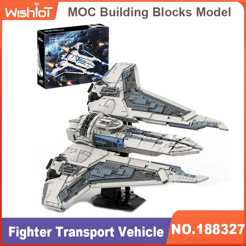 

Модель сборки транспортного средства-истребителя MOC-188327 2948 шт. Строительные блоки Головоломка для мальчиков Образование День рождения Рождественская игрушка в подарок