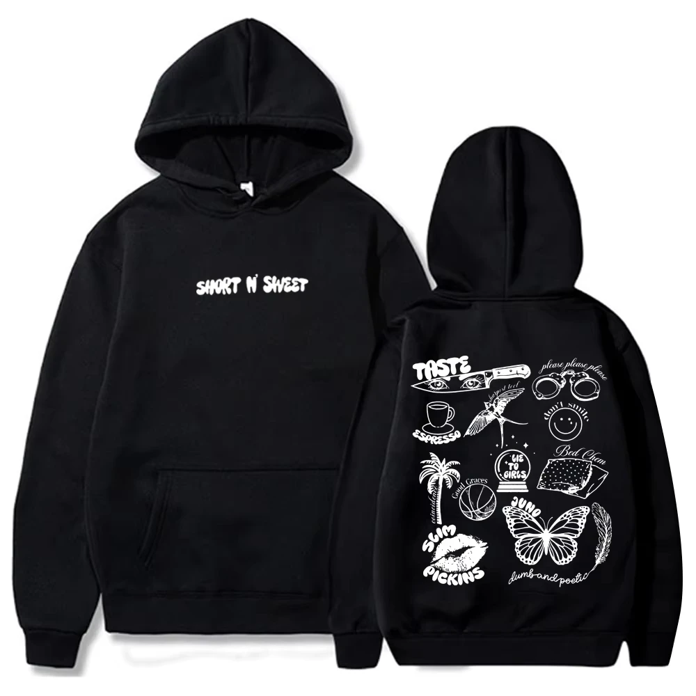 

Sabrina Carpenter Short N' Sweet Толстовка Sabrina Carpenter Music Merch Подарок фанату Пуловер в стиле Харадзюку Топы Толстовка унисекс