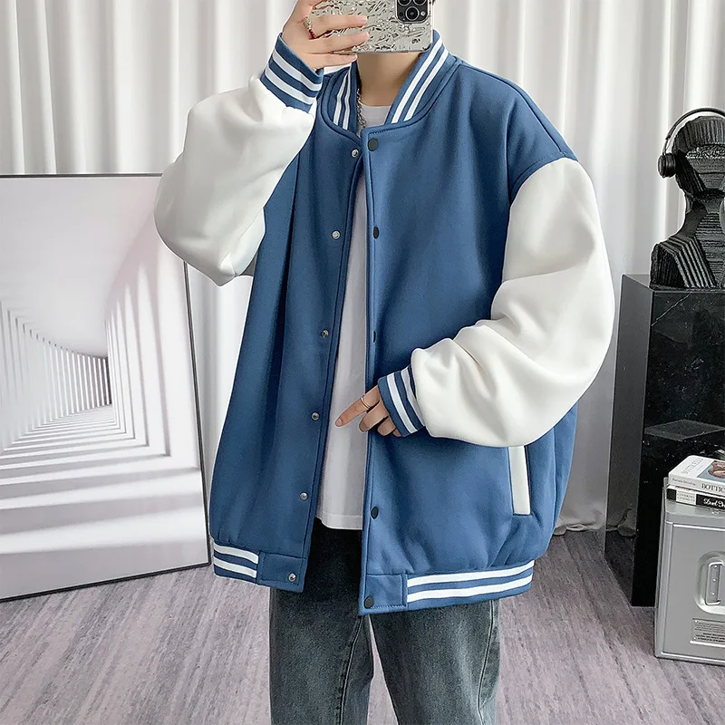 

Baseball jersey 2025 trendy autumn-style coat for couples, inspired by Instagram trend loose jacket