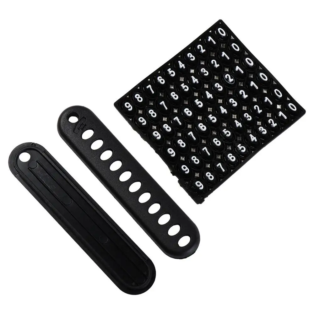 Correa de cuero de alta calidad, llavero con número de teléfono antipérdida DIY, llavero con cordón, Clip para llave de coche ​   Llavero del coche