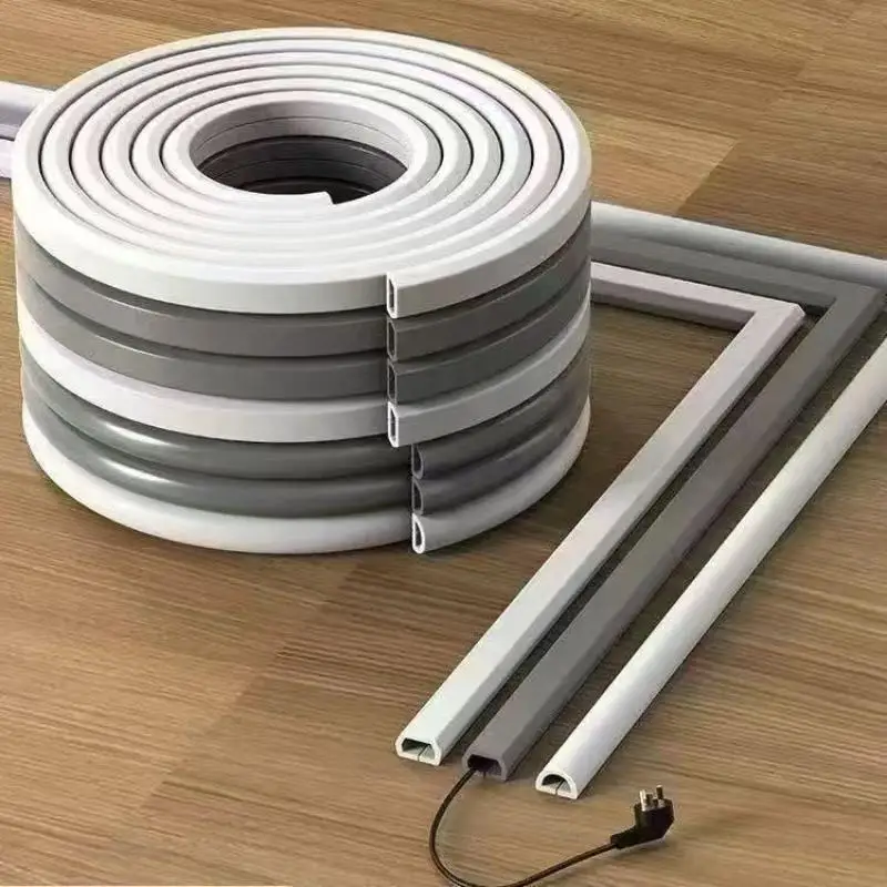 PVC Cable Trunking Self Adhesive Backing Durable For Home Office Wire Management