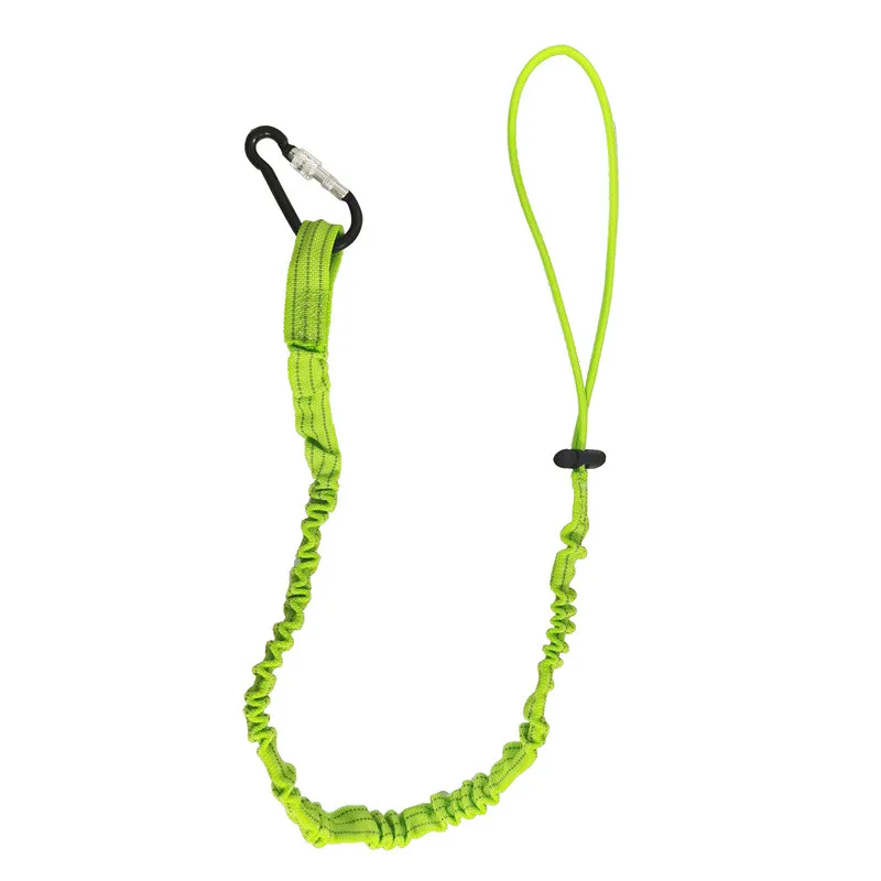 Professionelle Hohe Höhe Schutz Sicherheit Elastische Puffer Sling Gürtel Karabiner Haken Luft Arbeit Anti Fall Off Seil Schutz