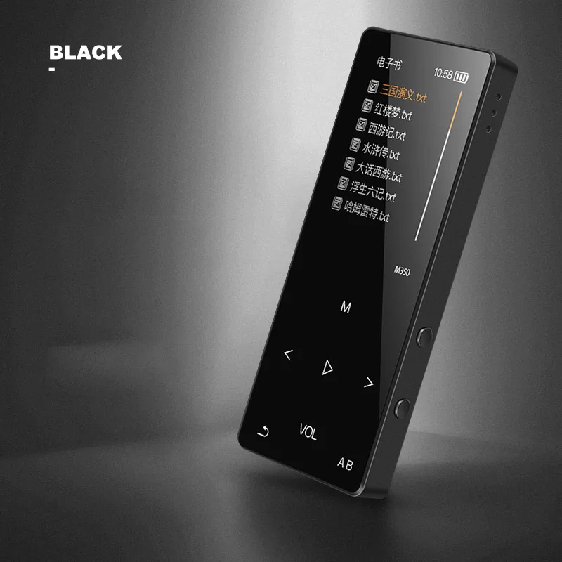 Original metal  MP3 player lossless HiFi MP3 Music player with High Quality Sound out Speaker E-book FM radio Clock