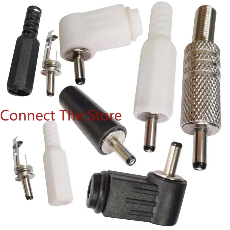 

10PCS DC3011 Male Round Cap Tube Power Supply 3.0*1.1*9.0MM Plug Assembled Welding Wire Type