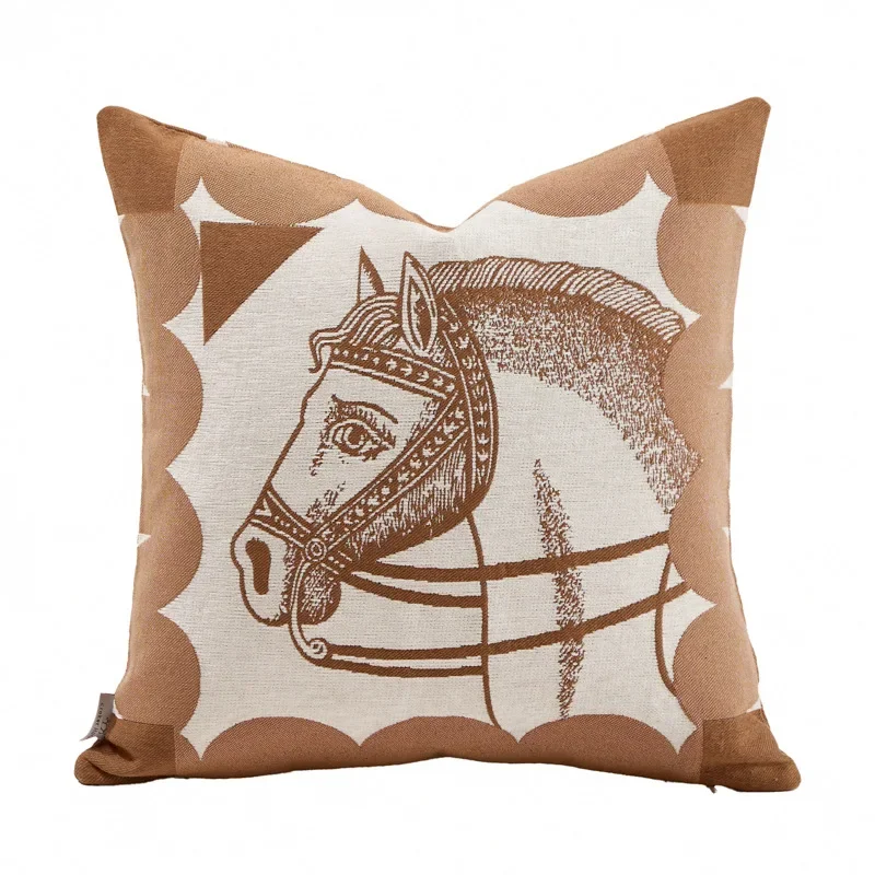 French Luxury Cushion Cover Chenille Double Sided Jacquard Sofa Pillow Case for Home Decor Throw Pillow Cover High Quality
