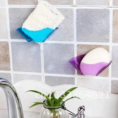 

Sucker Hooks Sponge Holder Shelf Storage Organizer Bathroom Kitchen Accessories Home Racks Family Super Suction Rag Holders