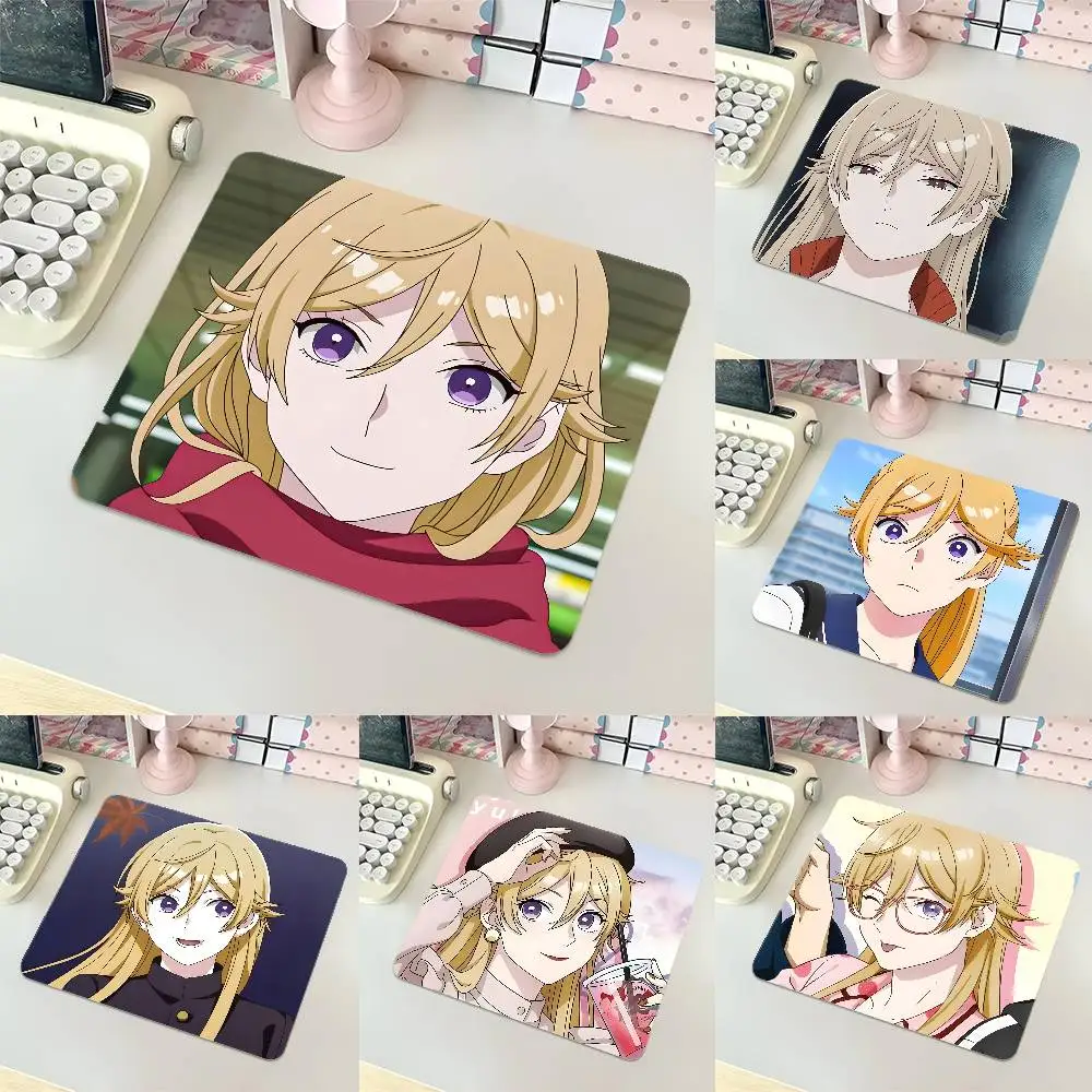 1pc Blue Period Ayukawa Ryuji Small Mousepad Keyboard Pad Laptop Cushion Non-slip Deskpad
