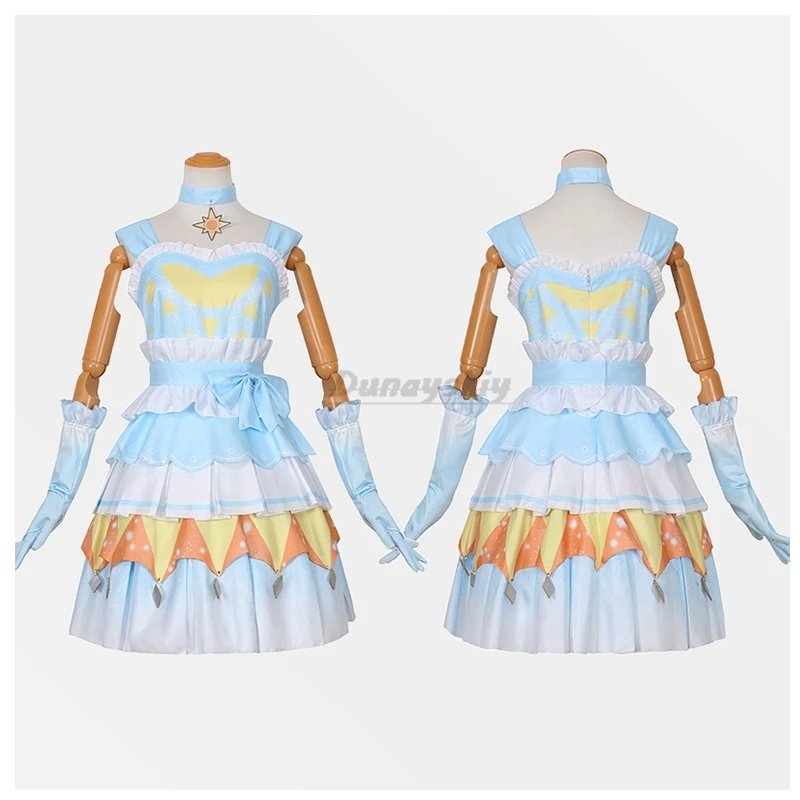 Aikatsu Series Hoshimiya Ichigo Kiriya Aoi Shibuki Ran Dress Uniform Outfits Anime Customize Cosplay Costumes lolita idol cos