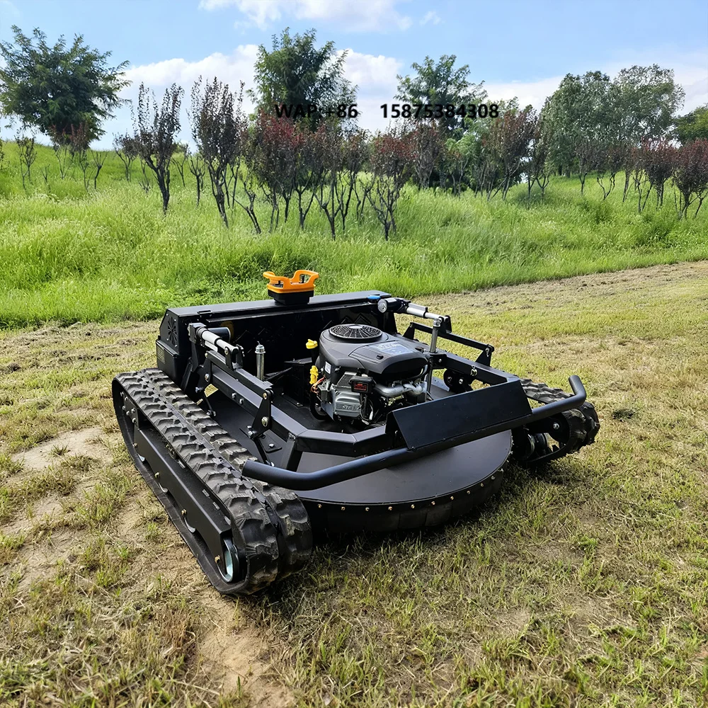 HUADA MDE Off-road Tank 810-110A Industrial Grade Petrol Lawn Mower 27PS Power 810cc 4-Stroke Engine Cordless Operation 10-200mm