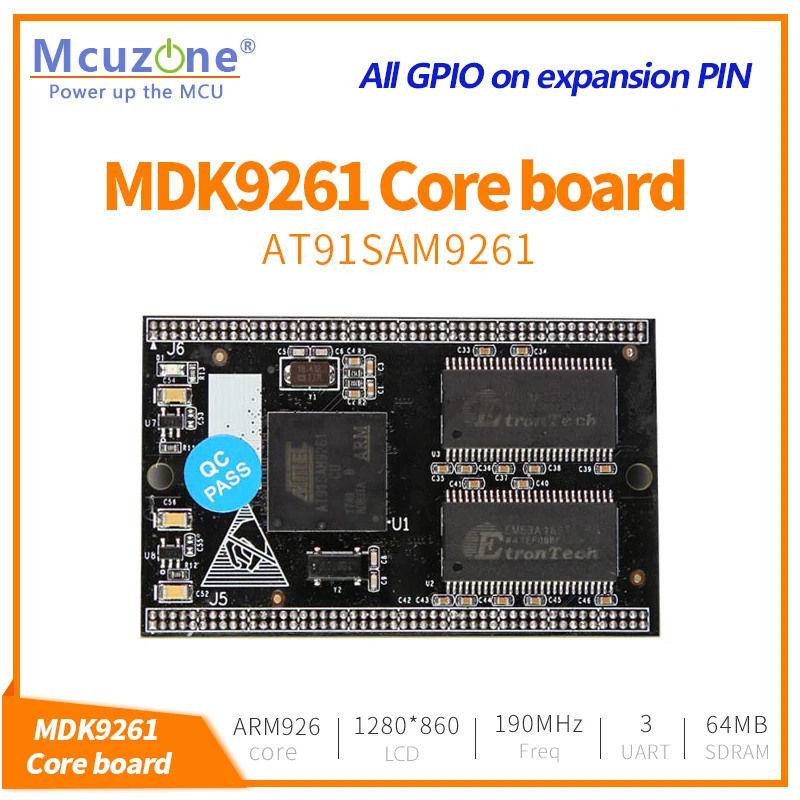 

AT91SAM9261 MDK9261 Core Board ARM9 ATMEL, ARM926EJ-S, Classic MCU, WINCE и Linux BSP