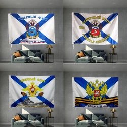 Flag of Russian Big Navy Ship Russia Military Army General Naval Hanging Banner Material Object Photography Double Penetration