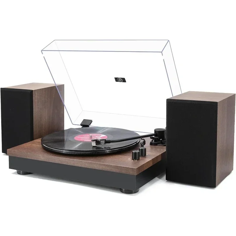 

Hot Sellers.Record Players for Vinyl with Speakers, WirelessSpeakers,Built-in Phono Preamp, Belt Drive 2-Speed, Counterweight.NE