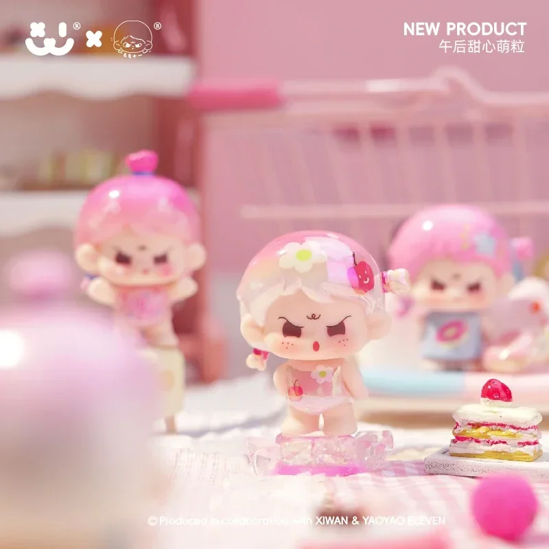 

Yao Yao Eleven Xiao A Tea Time Series слепая коробка коробка-сюрприз оригинальная фигурка мультяшная модель коллекция Mystery Box