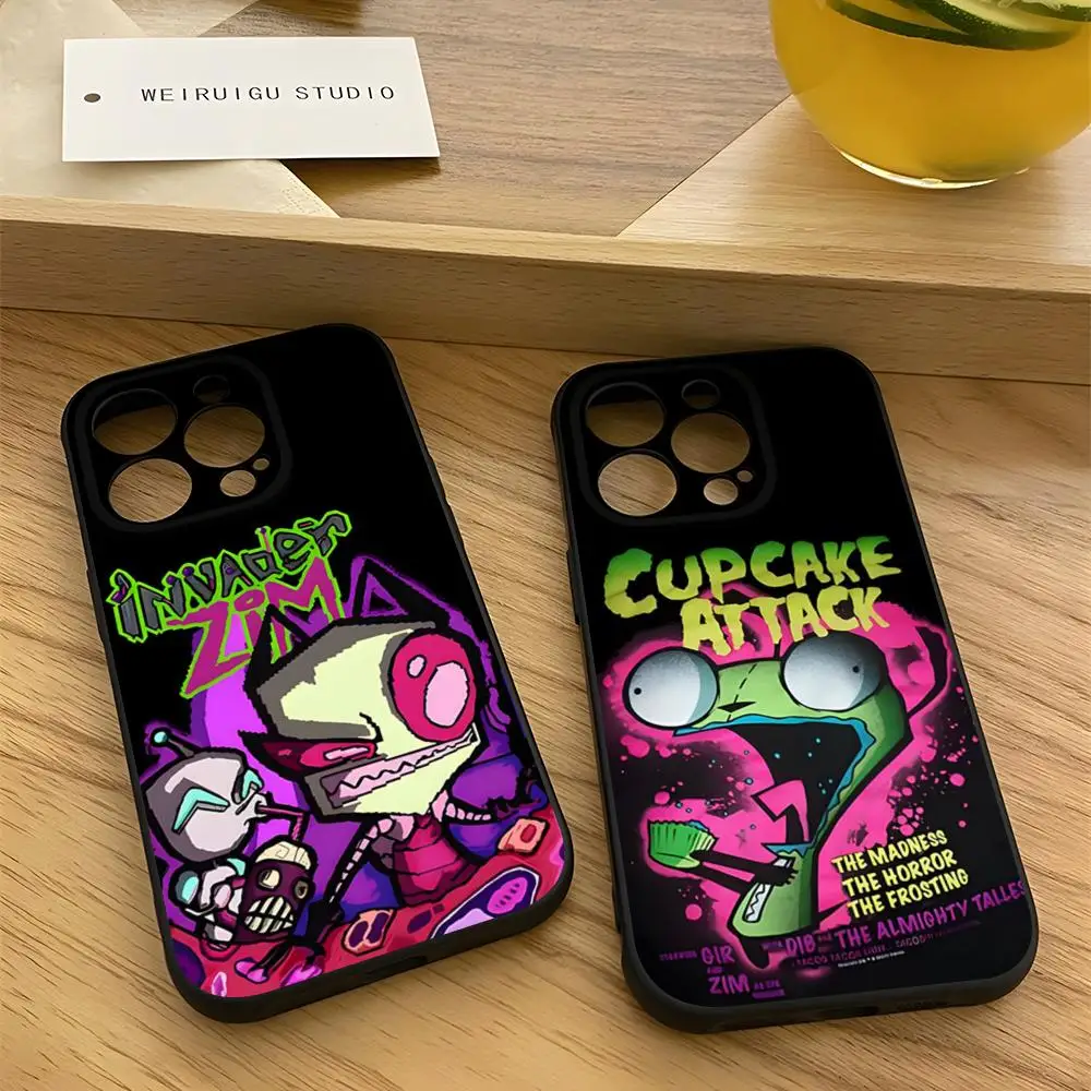 Invader Zim Phone Case for 15 Pro Max iphone 14 Pro Max 12 13 Mini 11 Xr X Xs 8 7 Plus Silicone Back Cover