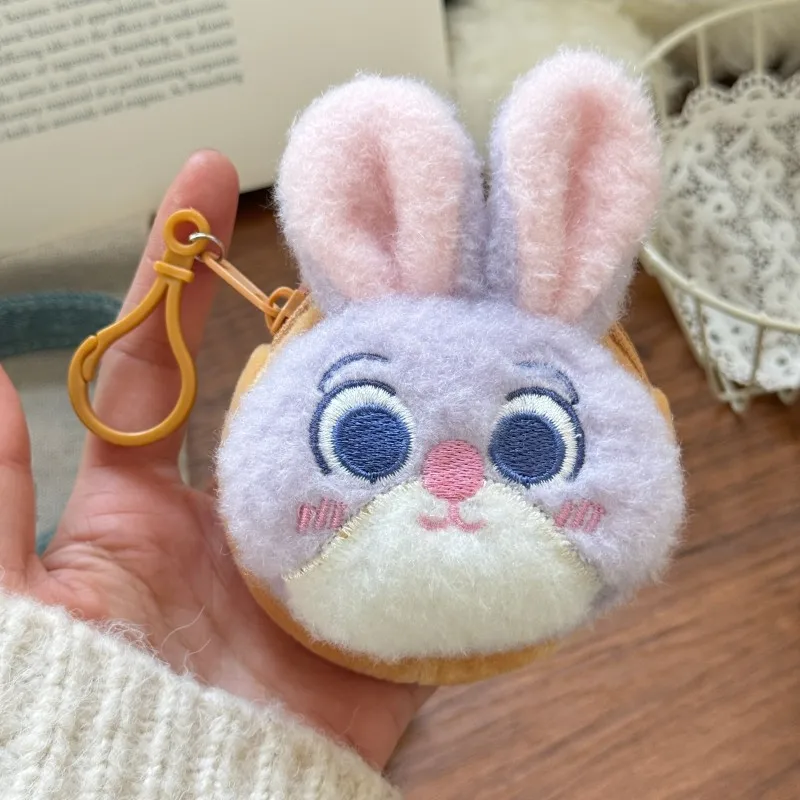 Für Zootopia2 Plüsch-Schlüsselanhänger Spielzeug Nick Wilde Judith Laverne Hopps Plüsch-Geldbörse Charm Cartoon-Taschenanhänger Weihnachtsgeschenk