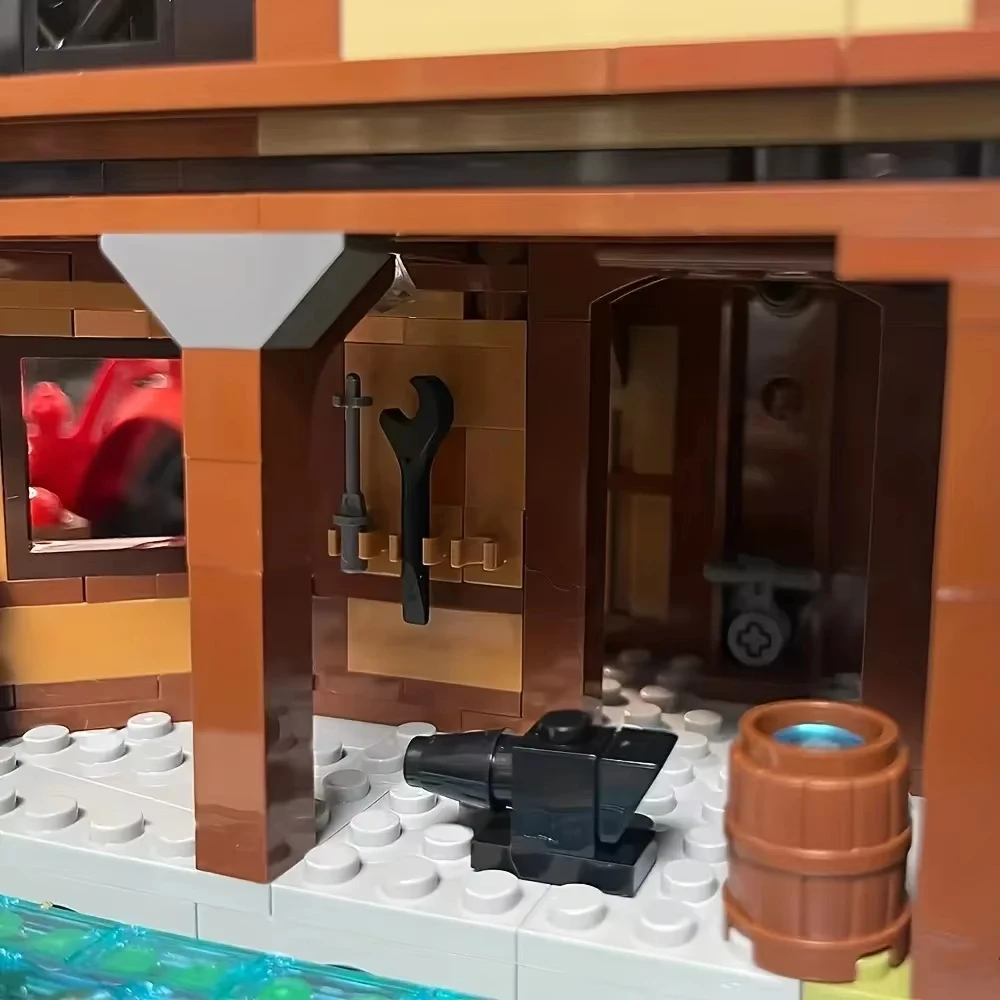 New market garden building blocks toys children Christmas birthday boy gifts Adult holiday gifts creative brick building model