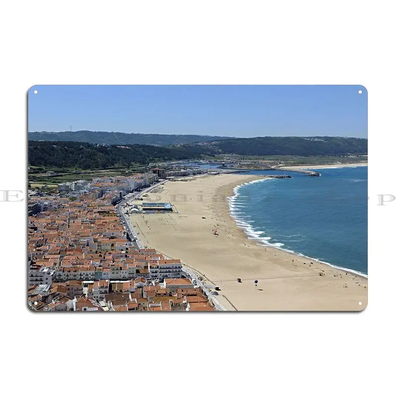 Panarama Nazare 01 Metal Plaque Poster Home Customize Cinema Customized Cinema Tin Sign Poster