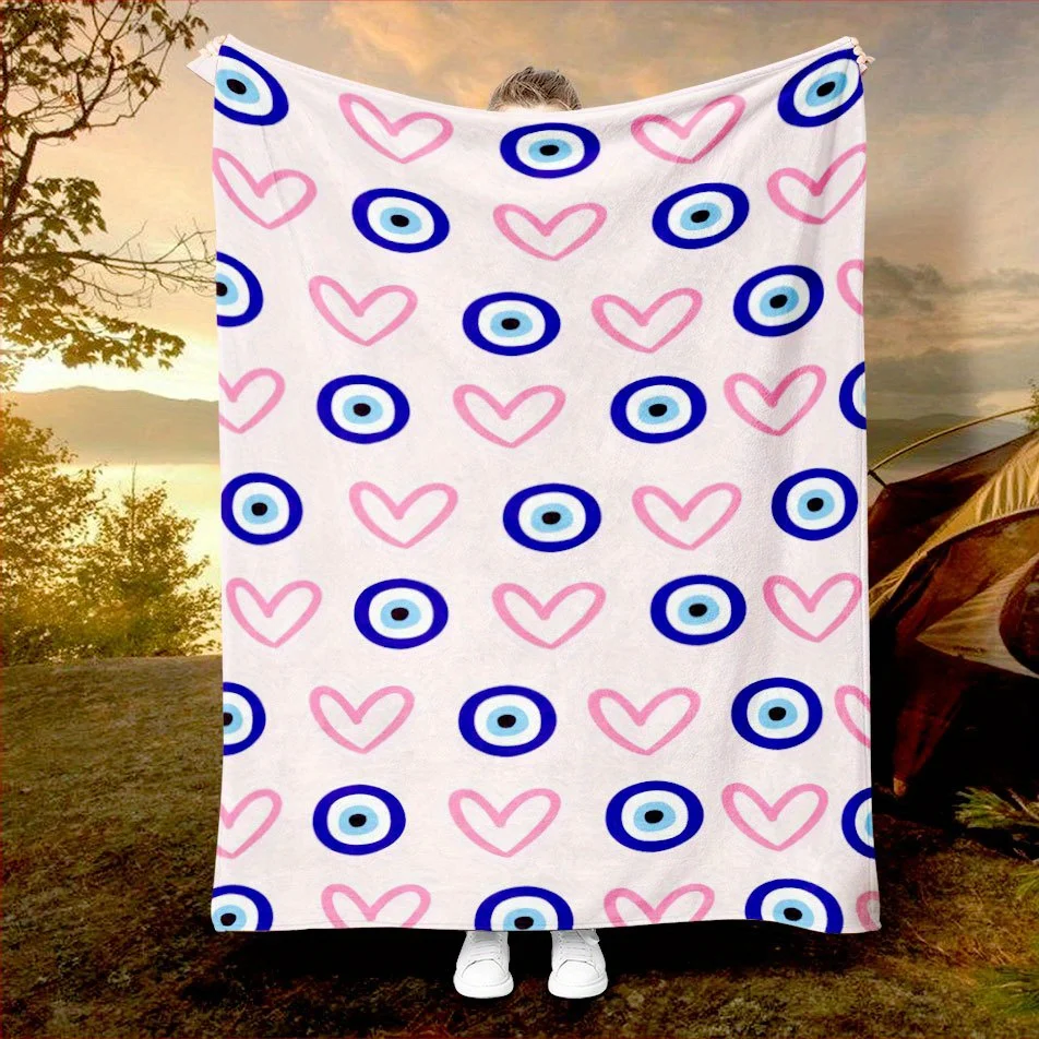 Doodle Heart Sketch Blanket Reversible Flannel Throw for Playful Romance AllSeason Comfort Whimsical Design Gift