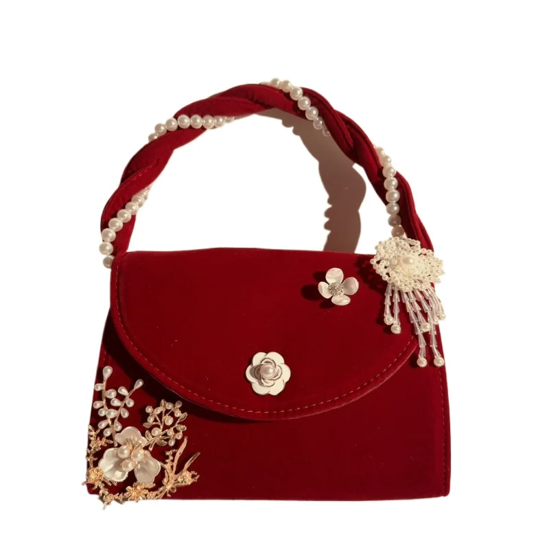 Wedding Bag Bridal Bag Red New Chinese Engagement Premium Wedding Bamboo National Style