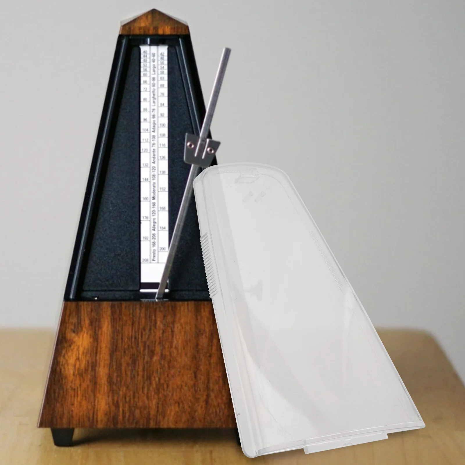 

Metronome Cover For Piano Universal Clear Protective Lid Durable Pp Dust Proof Accessory Mechanical Replacement Part Instrument