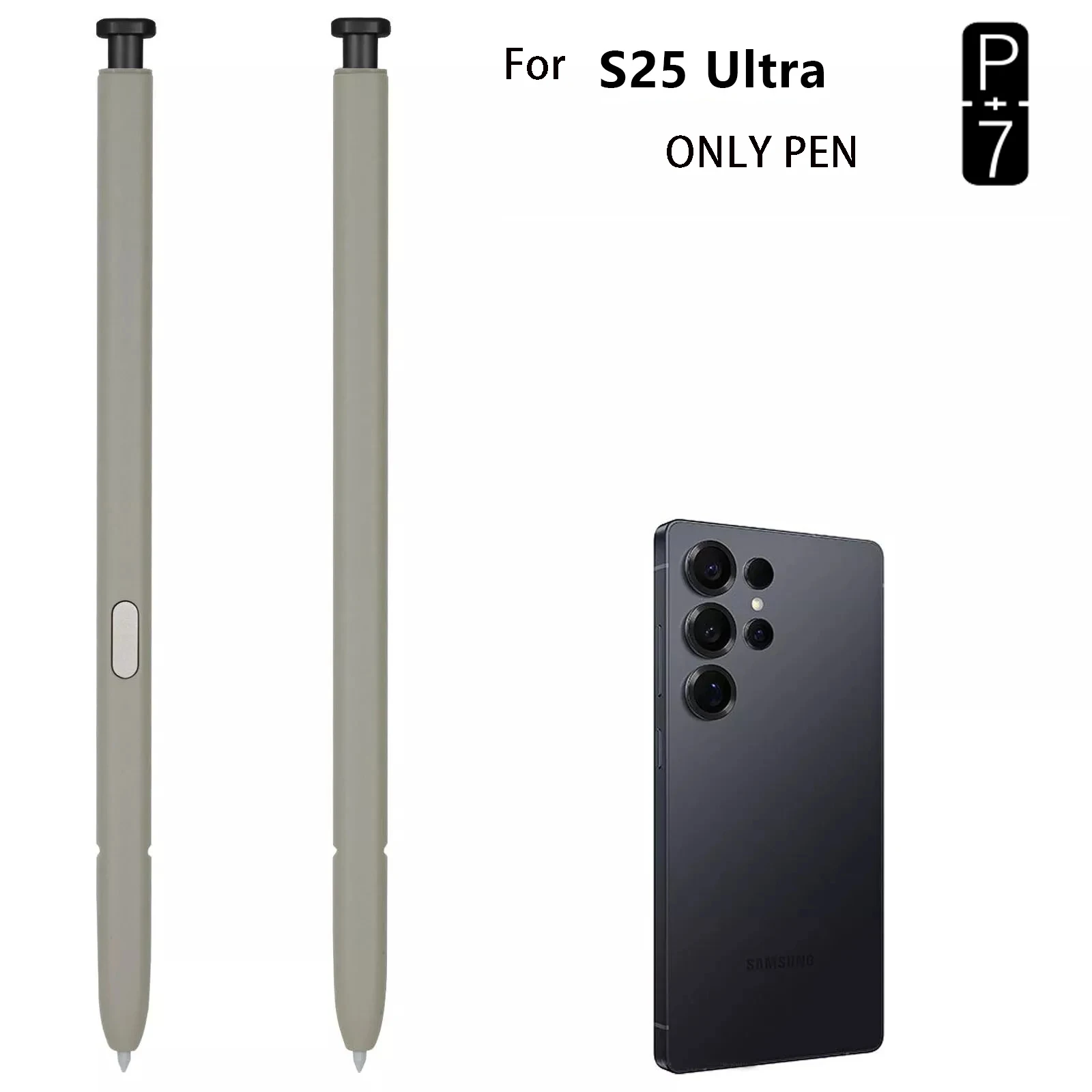 P+7 Stift für S25 Ultra, Ersatz für Samsung Galaxy S25 Ultra S938B S938U, Stylus S Pen, Touchscreen-Stift, SPen, ohne Bluetooth. – Detail 3