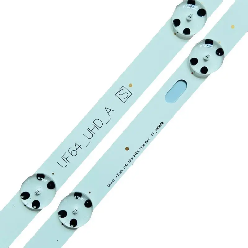 850mm LED Bands For TV43UH6200 43UH6207 43UH6209 43UH620V LED Bars Backlight Strip Line Ruler Direct 43inch UHD 1Bar 24EA Type