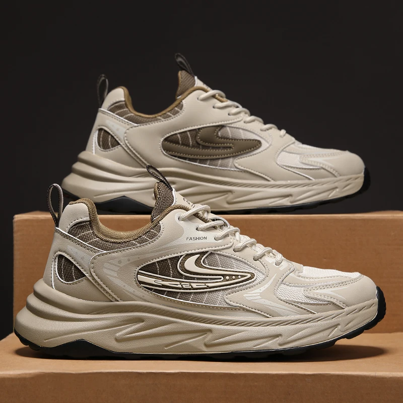 

Modern Classic: Men's Lightweight Walking Sneakers with Enhanced Flexibility