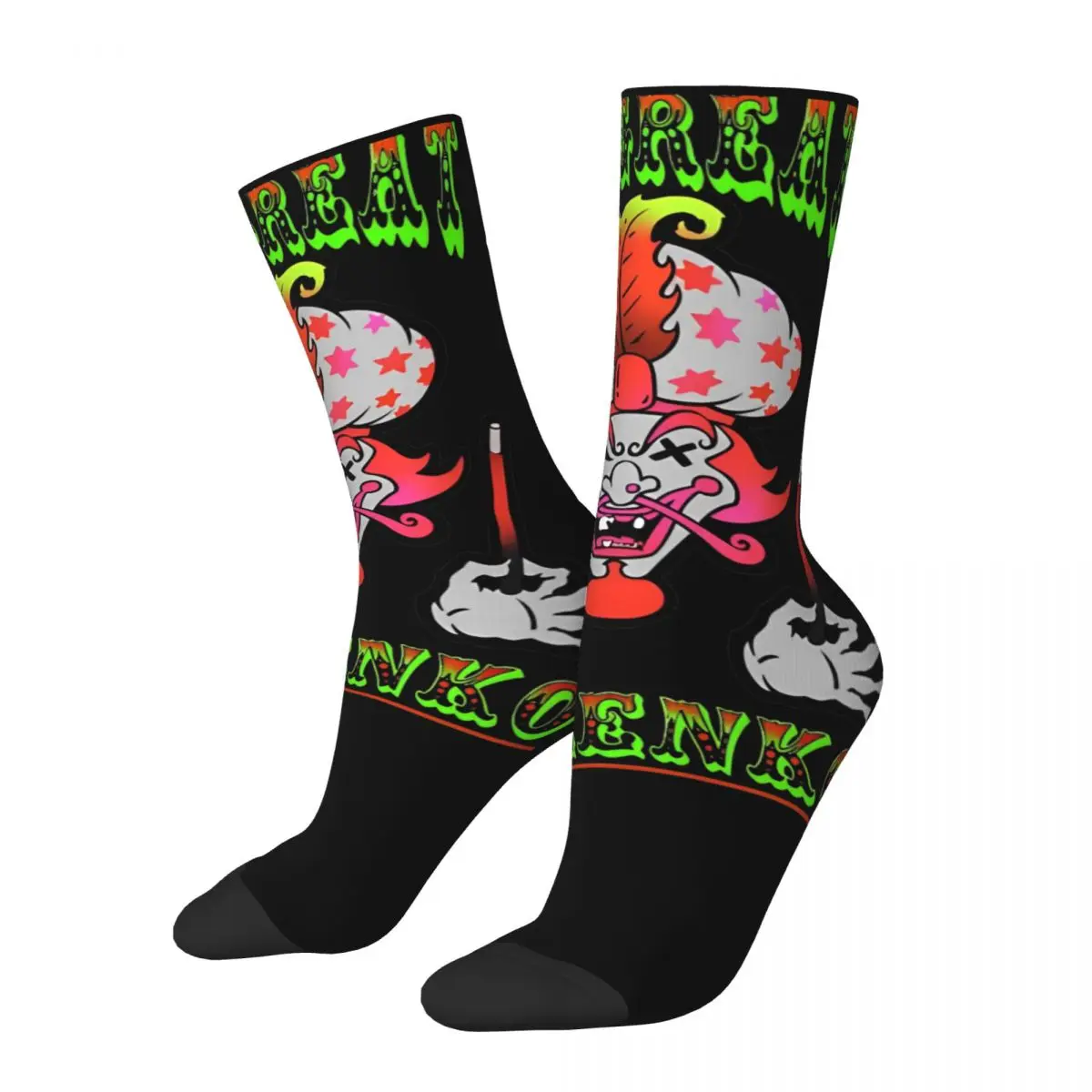 Insane Clown Posse Juggalo HipHop Socks Modern Stockings Winter Anti Bacterial Unisex Men Socks Warm Soft Printed Climbing Socks