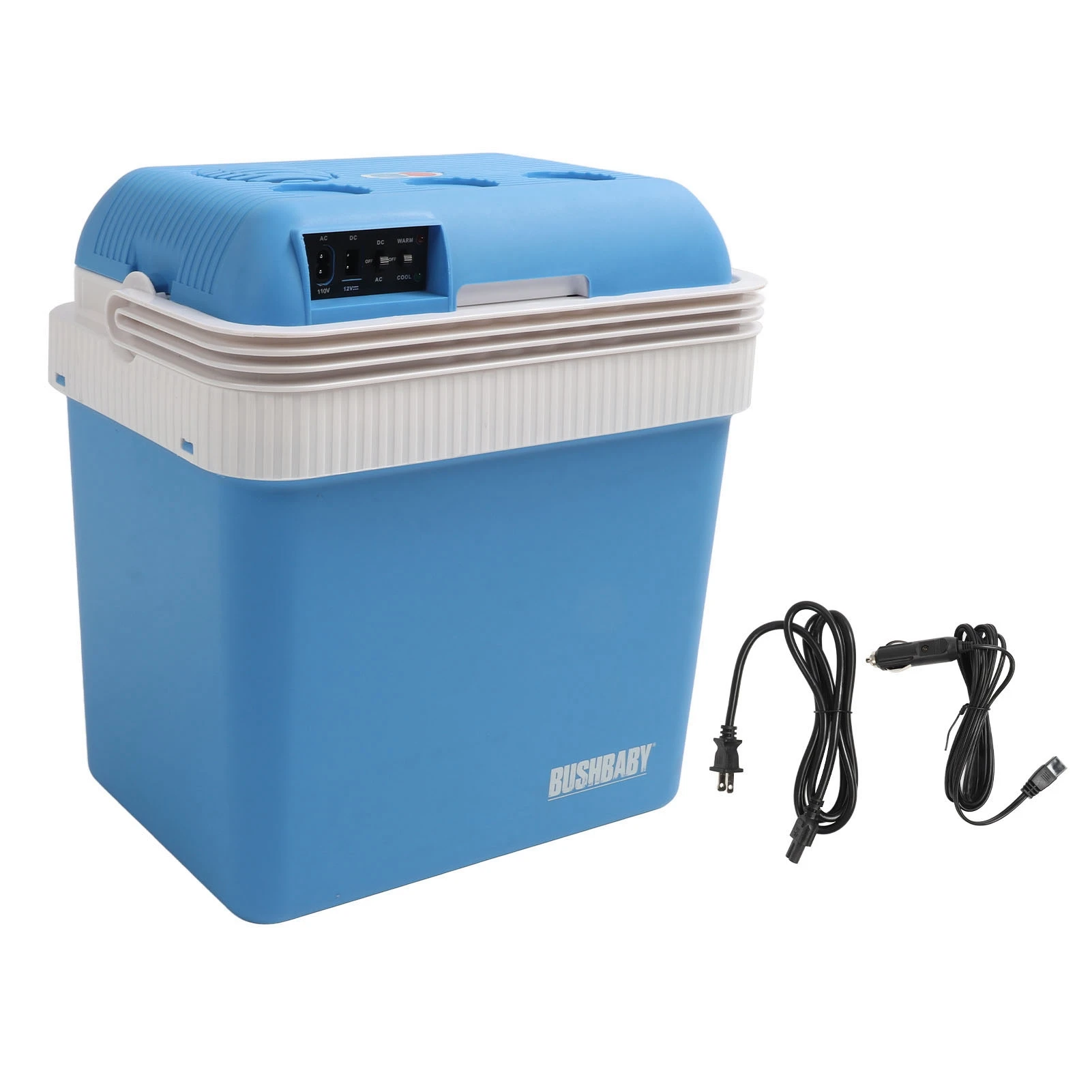 

24L Portable Fridge Cooler US Plug 110V Efficient Blue Electric Cooler and Warmer Energy Saving Silent with Handle for Home