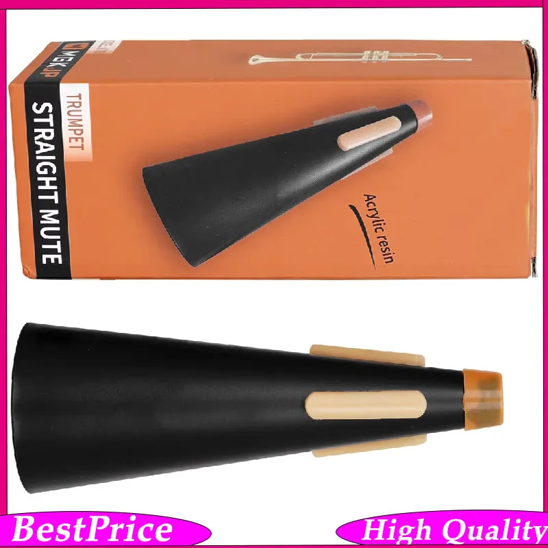 Trumpet Portable Silencer PET Tapered Material Shock Absorber Trumpet Practice Mute Woodwind Instrument Accessories & Parts