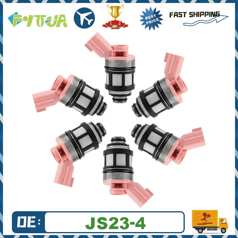 

6pcs Fuel injector JS23-4 16600-9S200 For Nissan Quest Pathfinder Infiniti Mercury 3.0L 3.3L L6 1996-2004