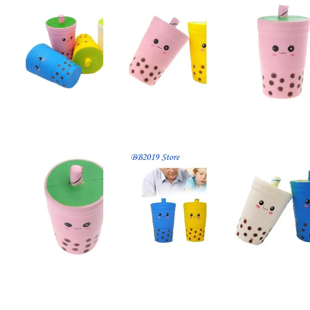 Q0kb Props Milk Tazza tè Decompressione Memoria Aumento per il display della finestra Autismo