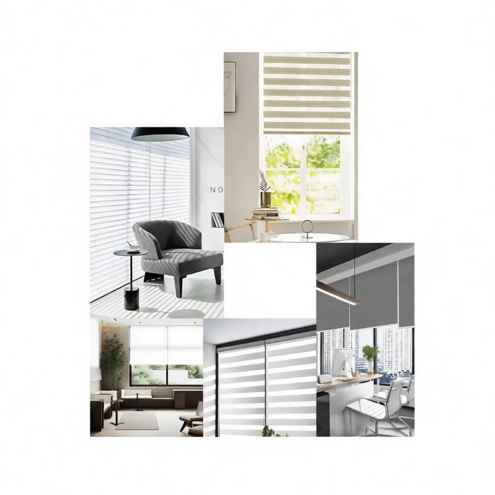 Window Blinds Curtain Spring Plate Holders Durable Galvanized Fixed Hardware Set For Roller Shutters Installation