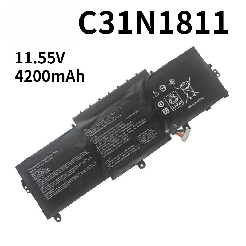 Premium C31N1811 Battery For ASUS U4300F U4300FN U4300FA UX433FX UX433FA 11.55V 4200mAh Rechargeable Laptop Battery