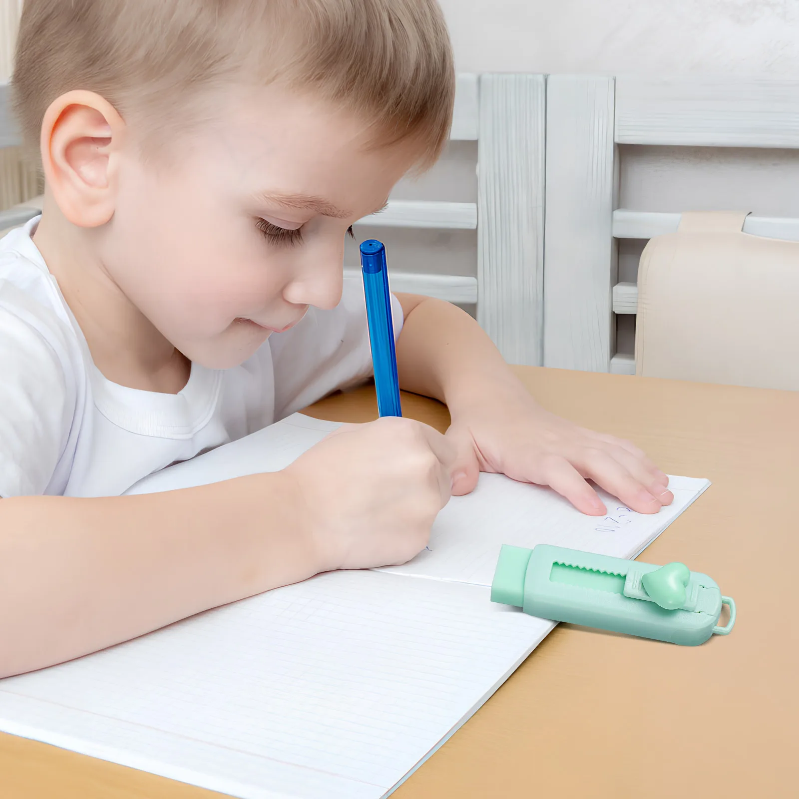 Mini Telescopic Pencil Eraser Retractable Cute Small Test Exam Erasers Shape Child