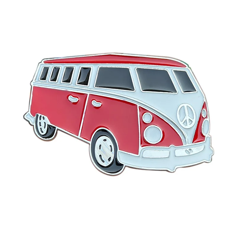 Car bus cartoon belt buckle