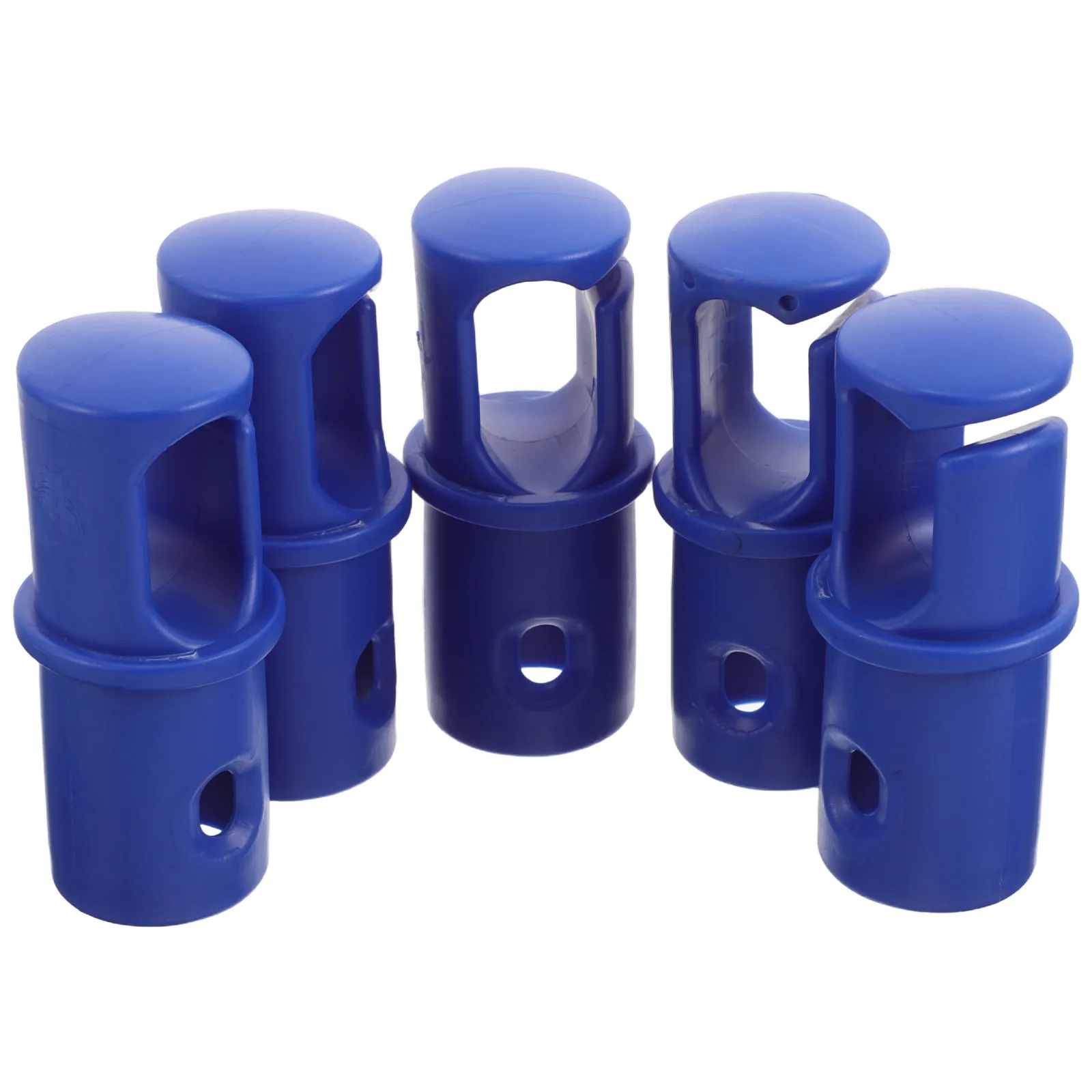 8Pcs Trampoline Pole Caps Wear-Resistant Plastic Replacement Protective Covers Fits Trampoline Rods Safety Net Accessory