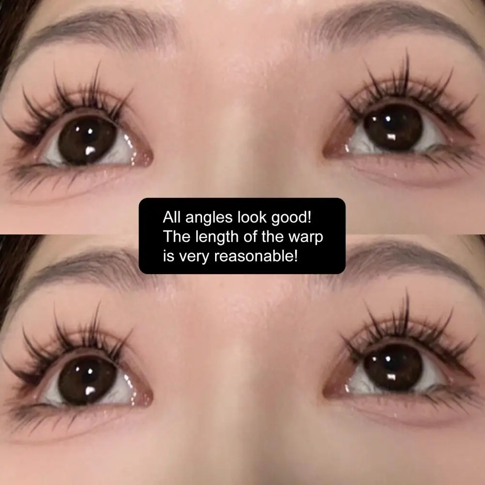 1 Box Trendy Fake Lashes Simulation Eyelashes Good Ductility Fake Eyelashes Eye Extension Thick Fluffy Lashes Decorative