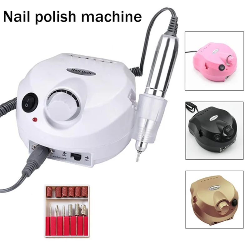 A44Z-Nail Polishing All Machine For Manicure Pedicure Kit Electric Nail File -EU Plug
