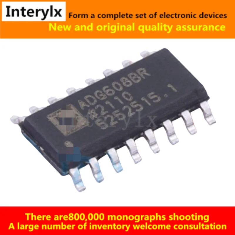 

10 шт./партия ADG608BRZ ADG608BR ADG608 IC MUX 8:1 30OHM 16soic